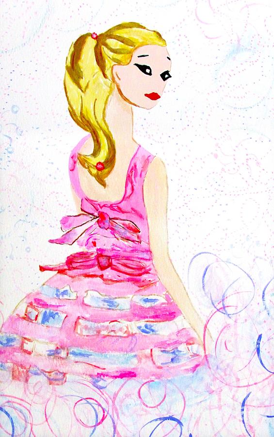 Barbie Series  What a Doll Painting by Beth Saffer
