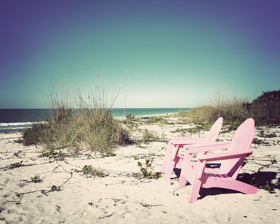 Pink Paradise II-Vintage Photograph by Chris Andruskiewicz