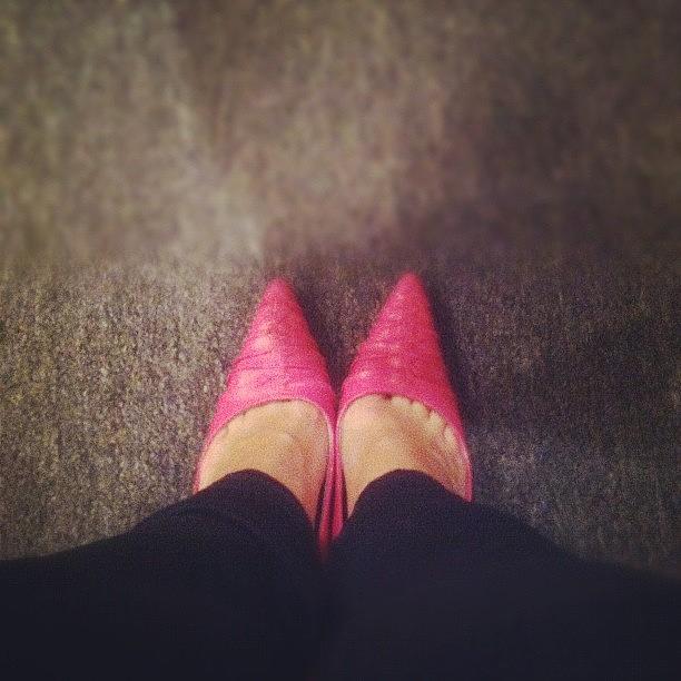 Pink Photograph - #pink #shoes #october by Loriana Daubenspeck