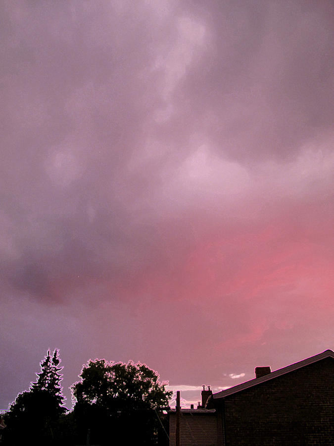 Pink Storm Clouds AE  Photograph by Lyle Crump