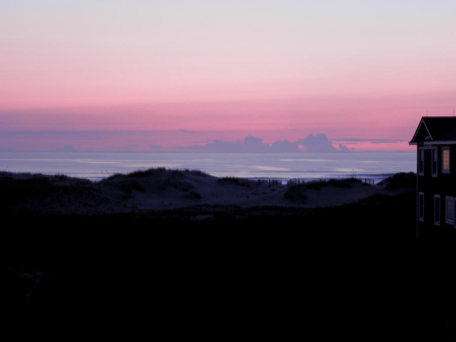 Pink Sunrise Over The Dunes Photograph by Kim Galluzzo