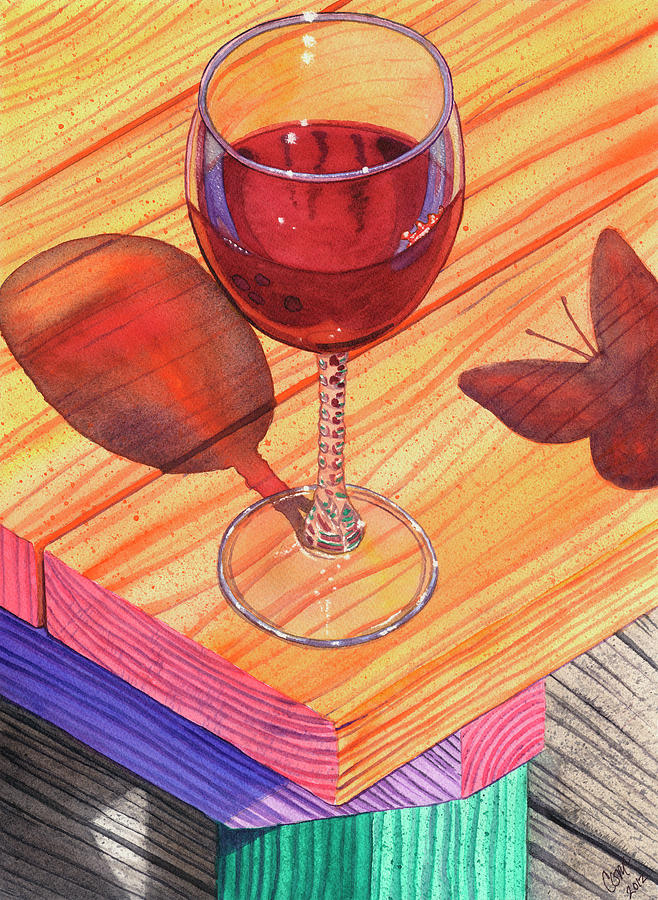 Pinot Noir Painting by Catherine G McElroy