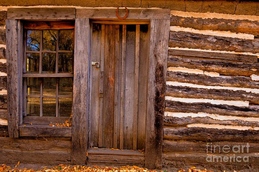 Pioneer Cabin Photograph by Lawrence Burry