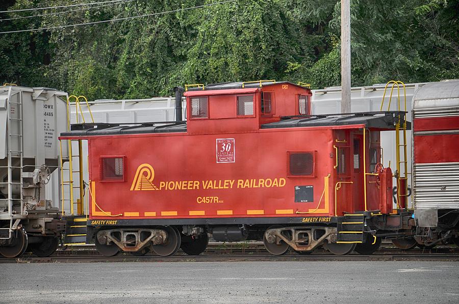 Pioneer Valley Railroad Caboose  Photograph by Mike Martin