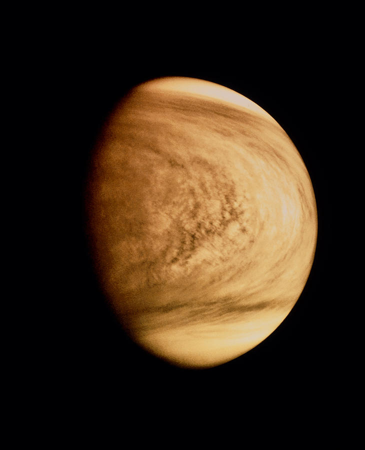 Pioneer Venus Image Of Venusian Clouds Photograph by Nasa