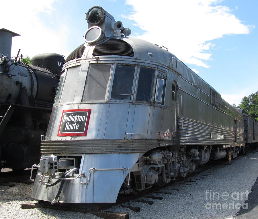 Pioneer Zephyr - Burlington Route Photograph by John Black