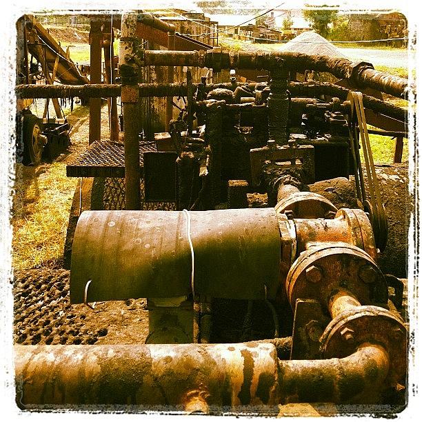 Pipe Photograph - #pipe #oil #rusty #rust #instagram by Remy Asmara