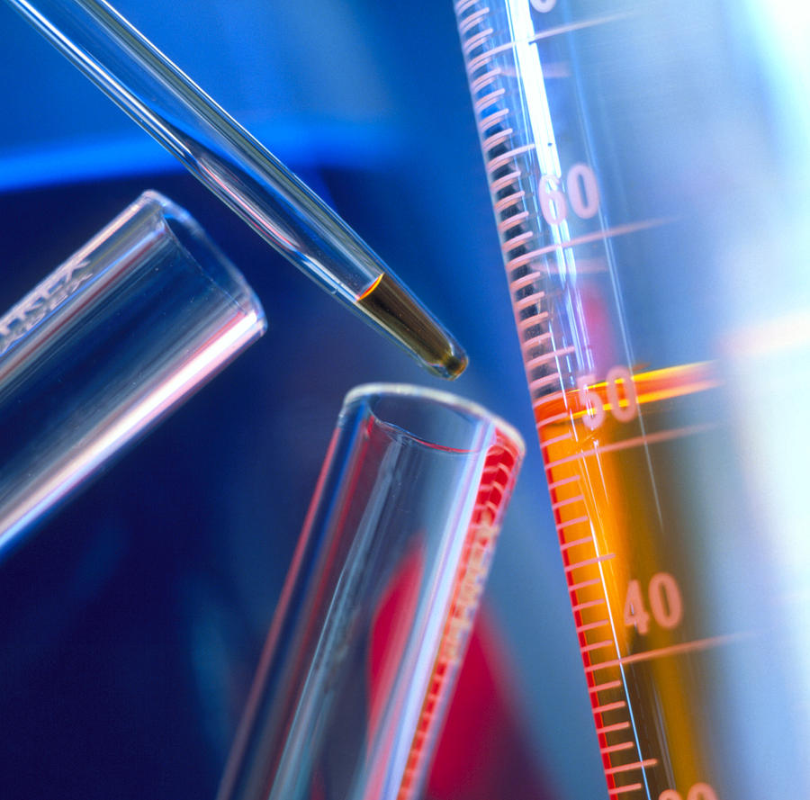 Pipette And Measuring Cylinder Photograph by Chris Knapton Fine Art America