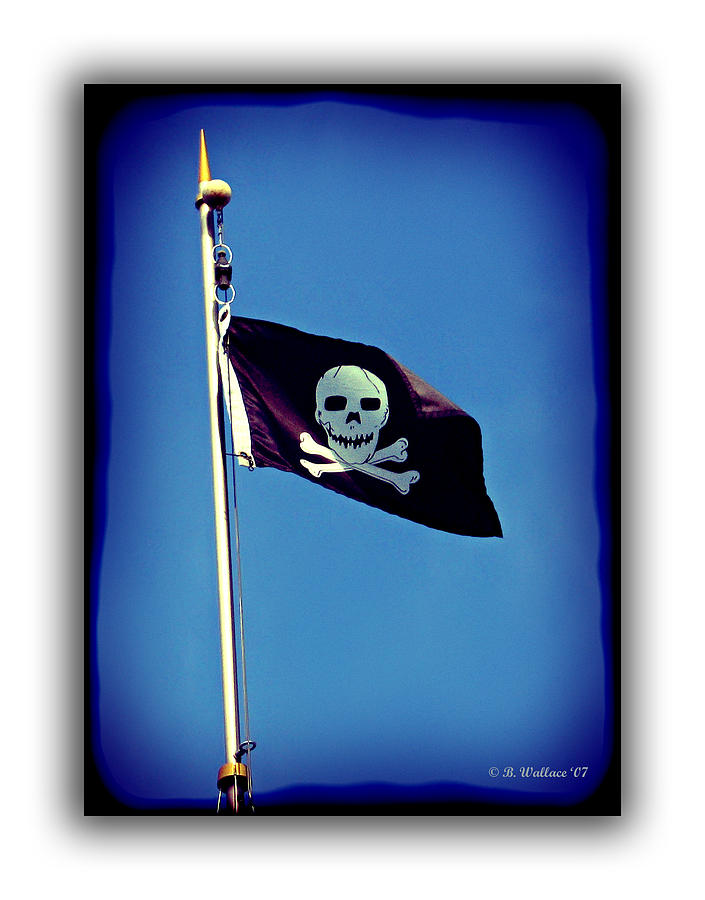Pirate Flag Photograph by Brian Wallace