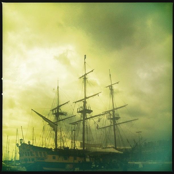 Boat Photograph - Pirate Ship @ Saint Marlo #ship #boat by Luke Cameron