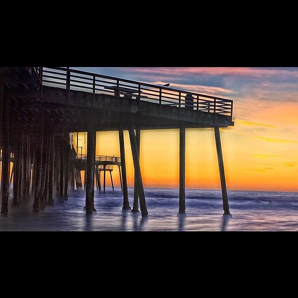 Sunset Photograph - #pismobeach#canon #california #crazy by Rich Everson