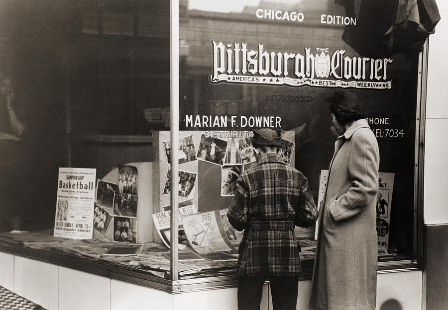 Pittsburgh Courier Storefront Photograph by Everett