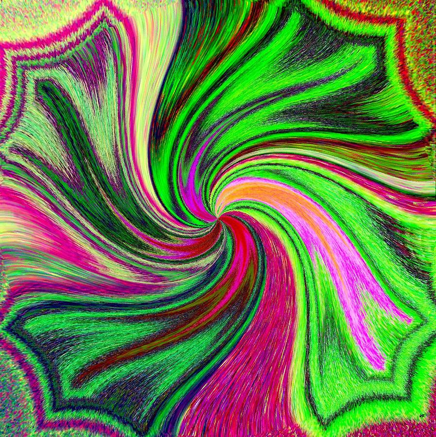 Abstract Digital Art - Pizzazz 41 by Will Borden