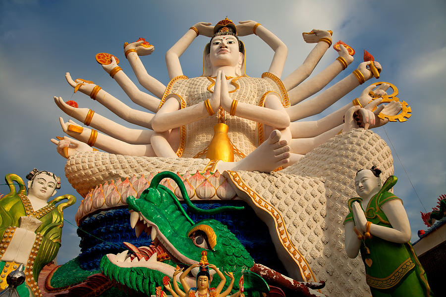 Plai Laem Buddha Photograph by Adrian Evans