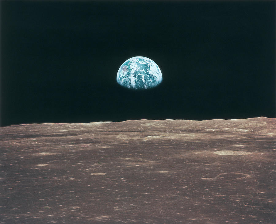 Planet Earth Viewed From The Moon by Stockbyte