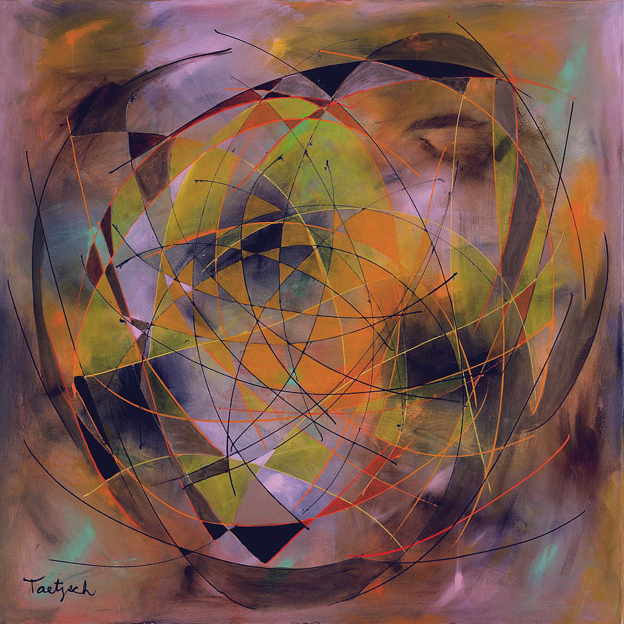 Planet Perspectives Painting by Lynne Taetzsch