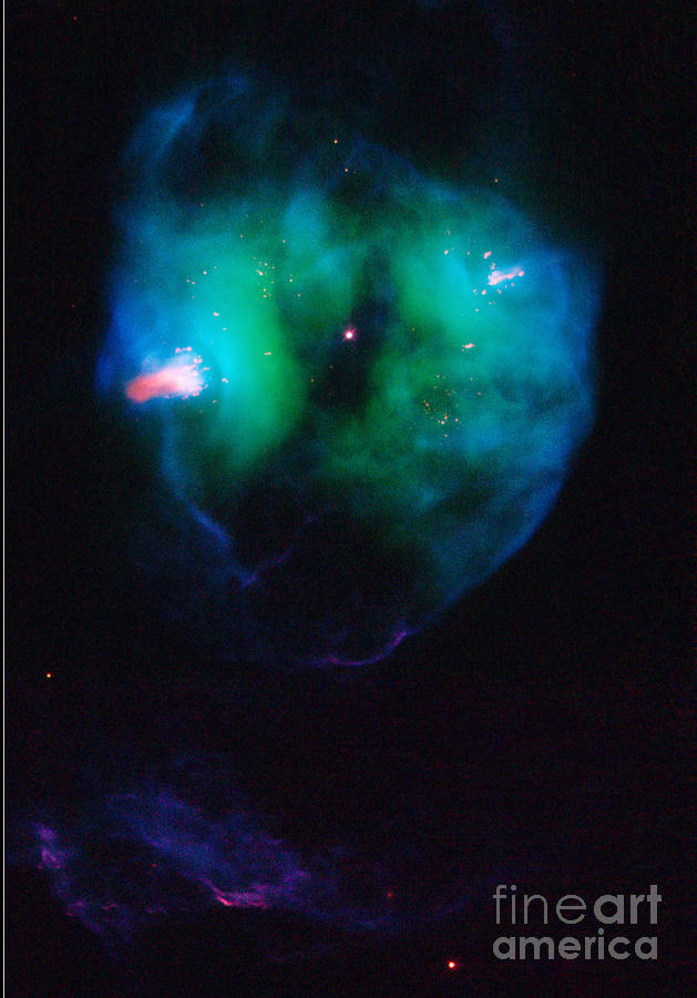 Planetary Nebula Ngc 2371 Photograph by Nasa