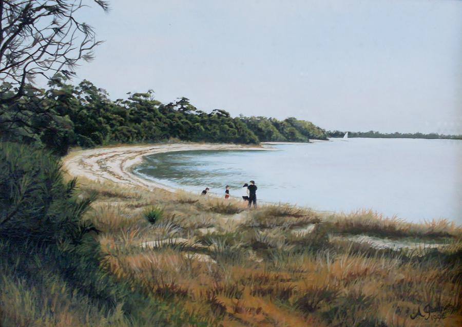 Plantation Point Painting by Anne Gardner