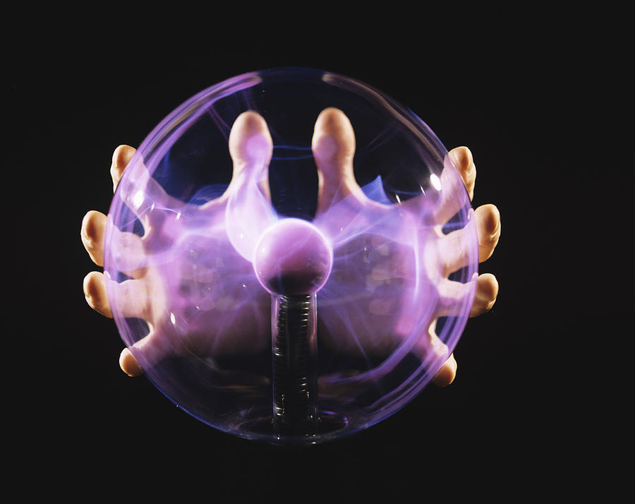Device Photograph - Plasma Sphere by Lawrence Lawry