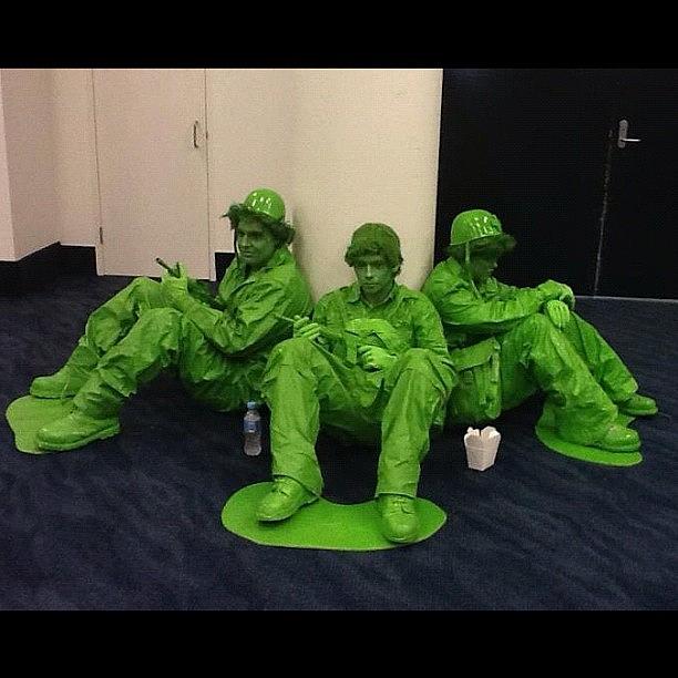 Cool Photograph - Plastic Soldier Dress-ups by Avril O