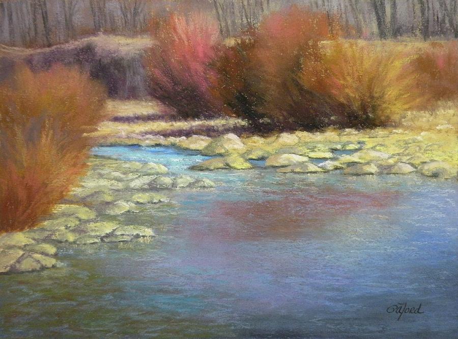 Impressionism Painting - Platte River Willows by Paula Ann Ford