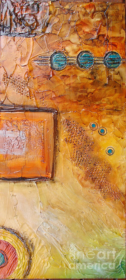 Platter 2 Painting by Phyllis Howard
