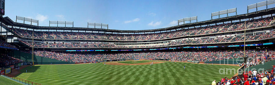 Globe Life Park, Home of the Texas Rangers Photograph by Greg Kopriva