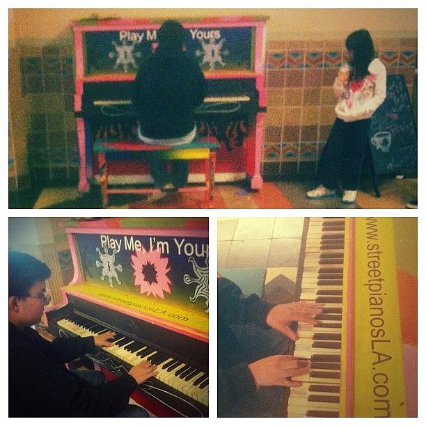 Pink Photograph - Play Me Im Yours - 30 Public Pianos by Mikal Britt
