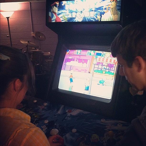 Arcade Photograph - Playing The Reynolds Homemade #arcade by Jessica Bishop