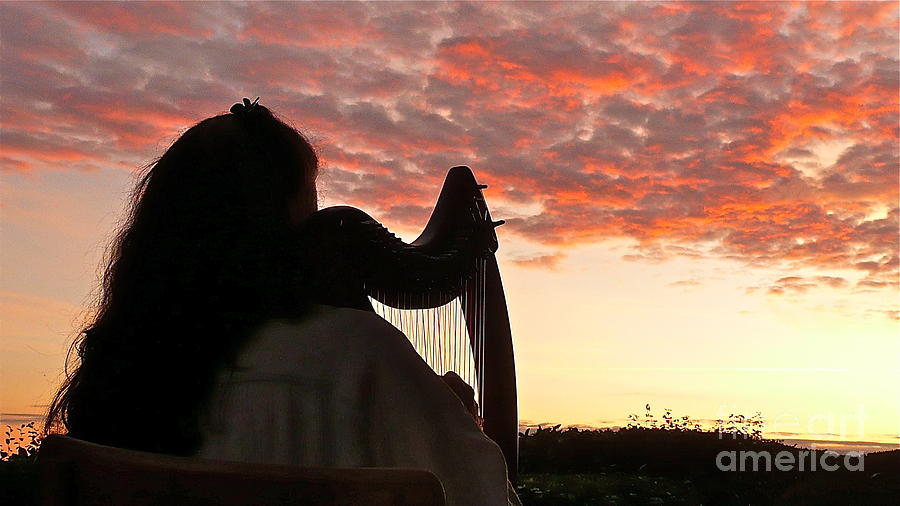 Playing to the Sunset Photograph by Sean Griffin