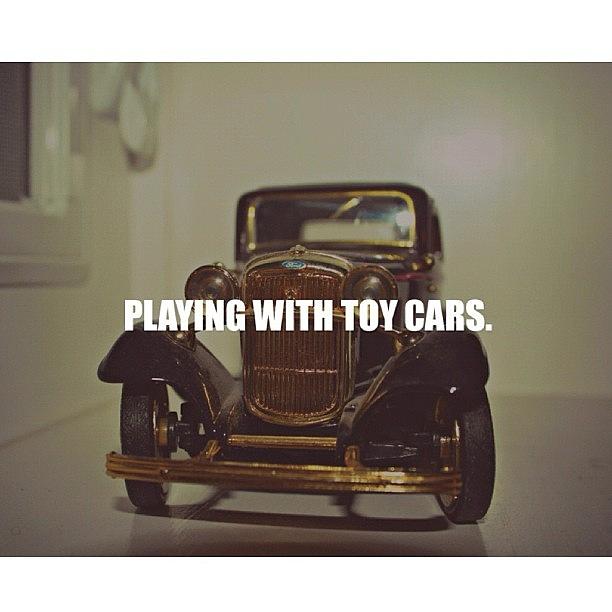 Car Photograph - Playing With Toy Cars. #car #edit by Kyle Watt