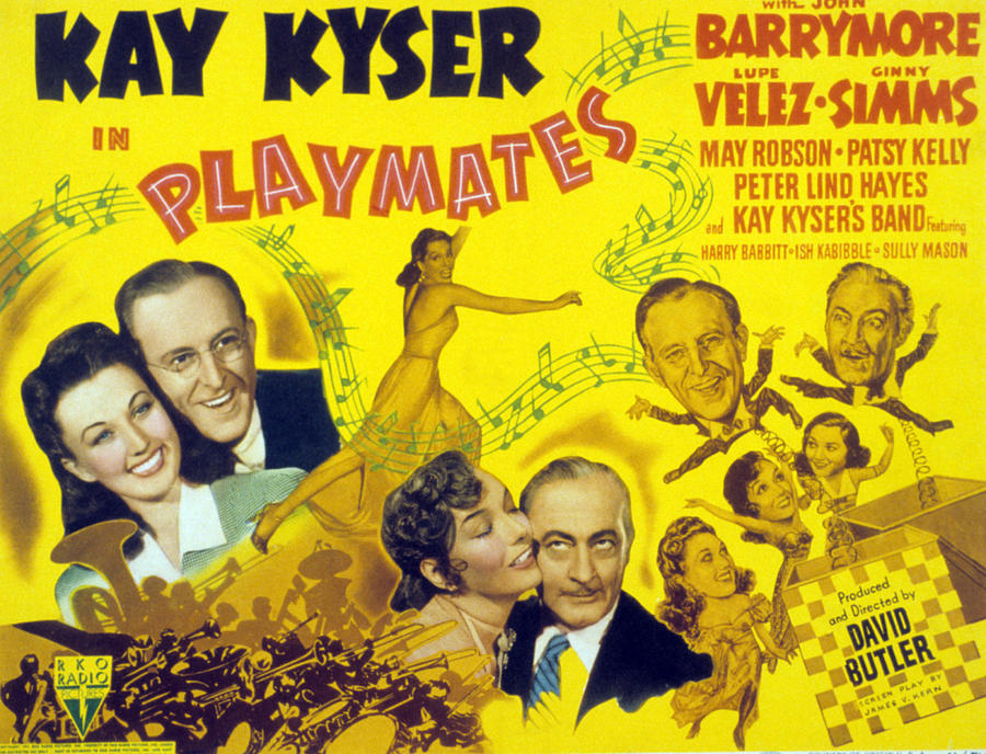 Movie Photograph - Playmates, John Barrymore, Kay Kyser by Everett