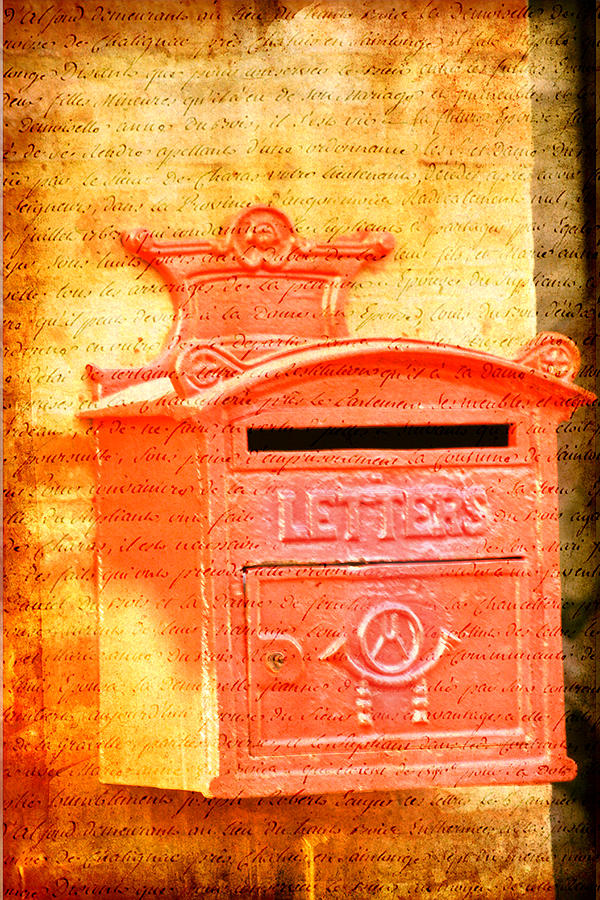 Vintage Photograph - Please Mr Postman... by Taschja Hattingh