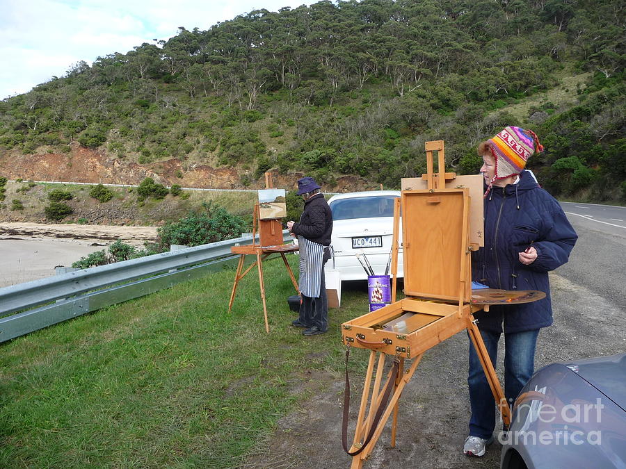 Plein Air Painting Photograph by Nadine Kelly