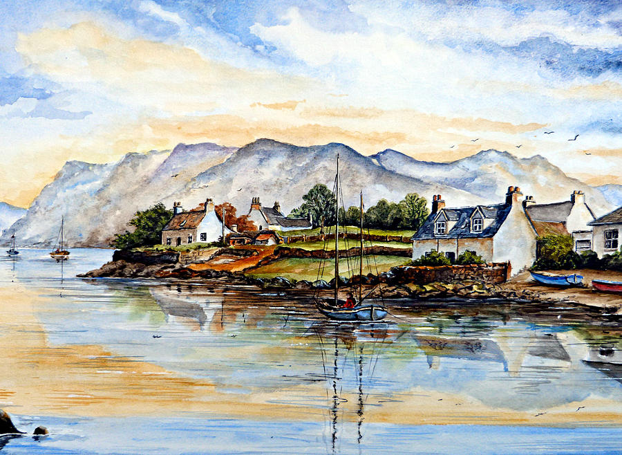Plockton Scotland Painting