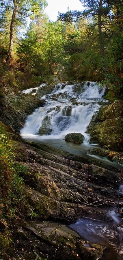Ploddas smaller falls Photograph by Macrae Images