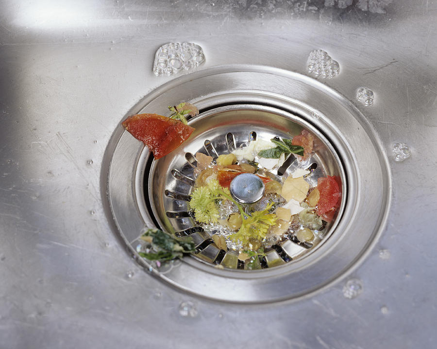 Food Photograph - Plughole Food Trap by Carlos Dominguez
