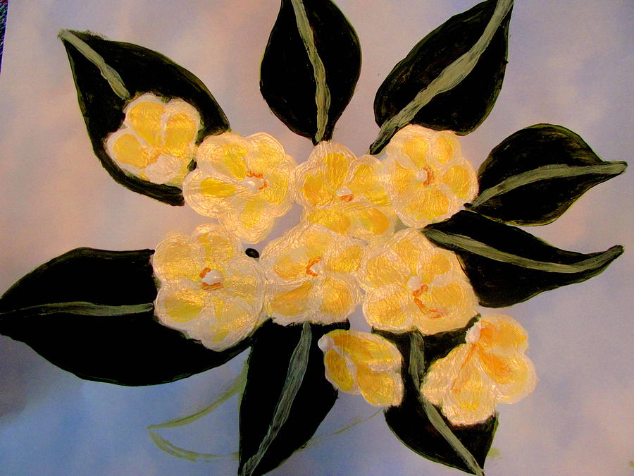 Flower Painting - Plumeria by Amy Bradley