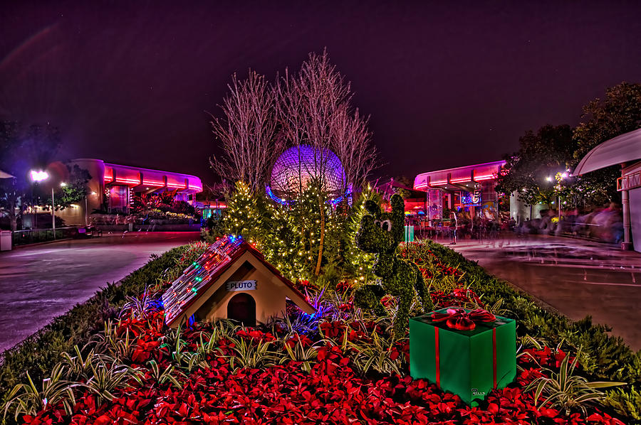 Pluto And Spaceship Earth HDR Photograph by Jason Blalock