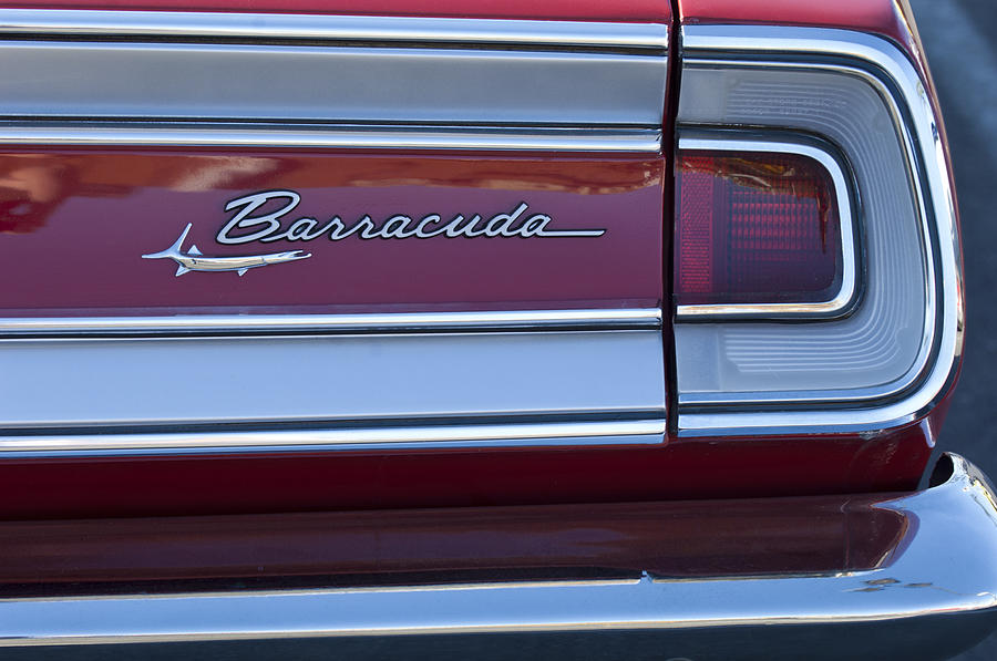 Plymouth Barracuda Emblem Photograph by Jill Reger