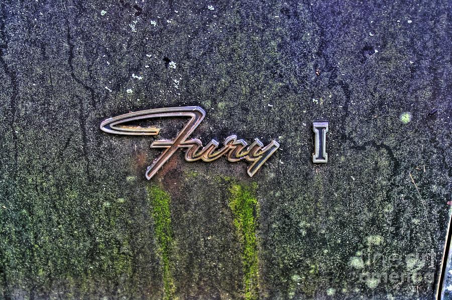 Plymouth Fury Logo Photograph by Dan Stone