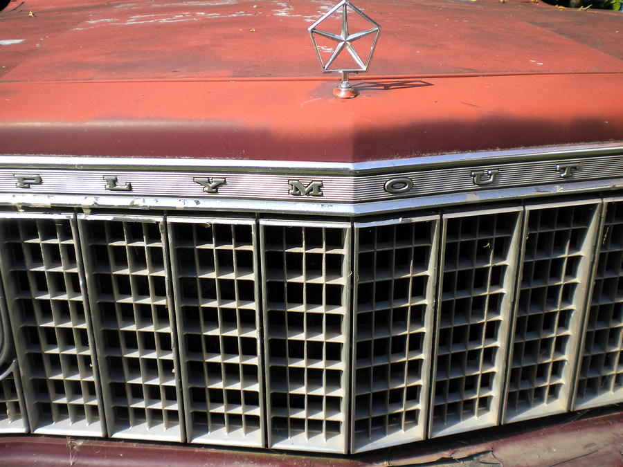 Plymouth Grille Photograph by Renate Wesley
