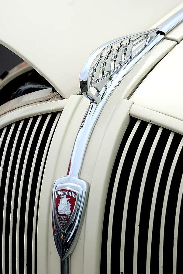Plymouth hood ornament Photograph by David Campione