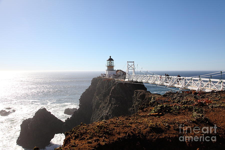 Point Bonita Lighthouse in The Marin Headlands - 5D19700 Photograph by Wingsdomain Art and Photography