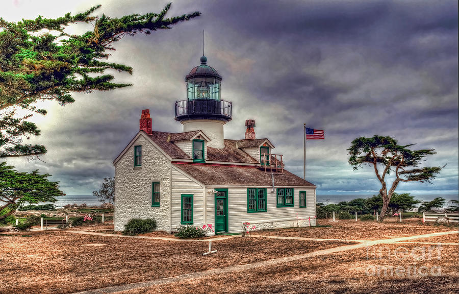 Point Pinos Lighthouse Photograph by Eddie Yerkish
