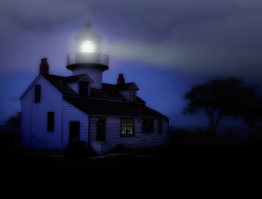 Point Pinos Lighthouse Photograph by Douglas Pulsipher