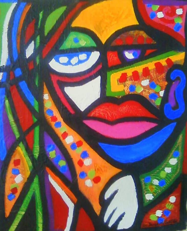 Poker face 4 Painting by Derrick McCall - Fine Art America