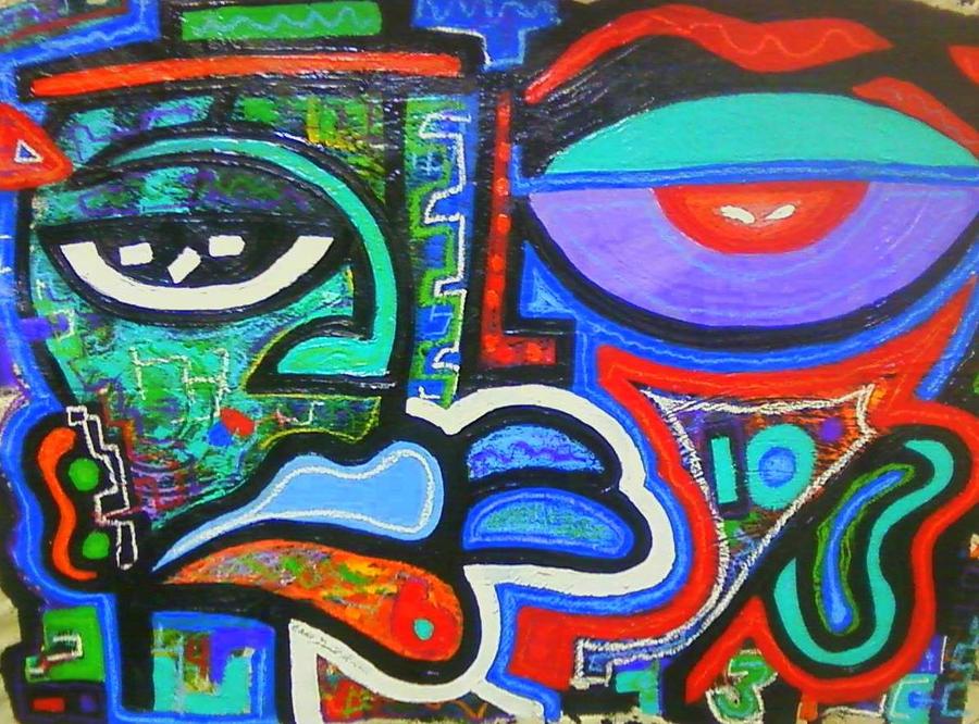 Poker Face 5 Painting by Derrick McCall - Fine Art America