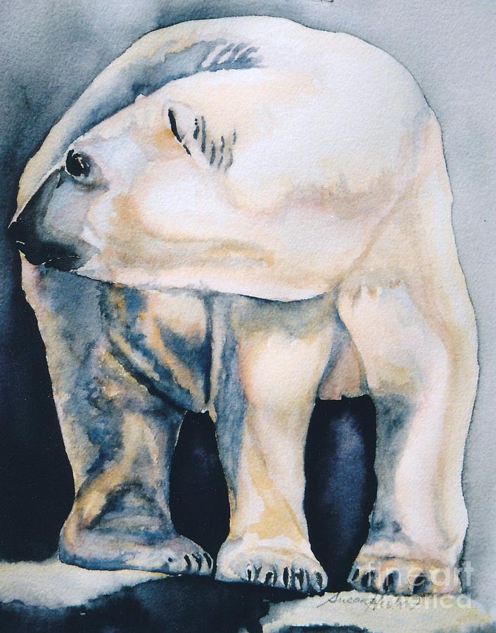Polar Bear Bend Painting by Susan Herber