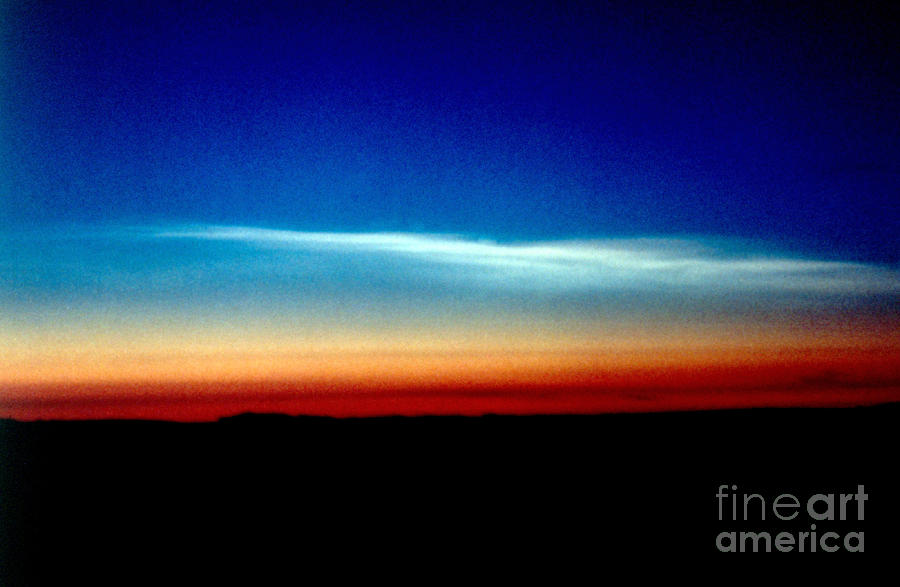 Polar Stratospheric Clouds Photograph by Nasa